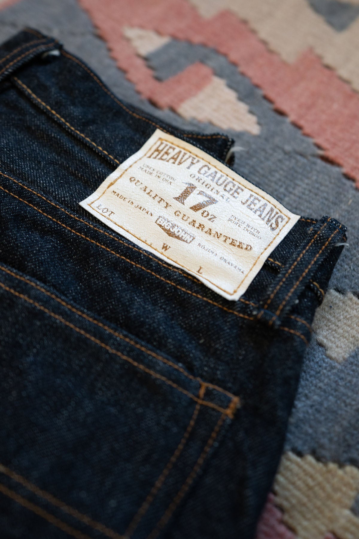 M1801 (001) 17oz Heavy Gauge Jeans / Slim – BIG JOHN【公式