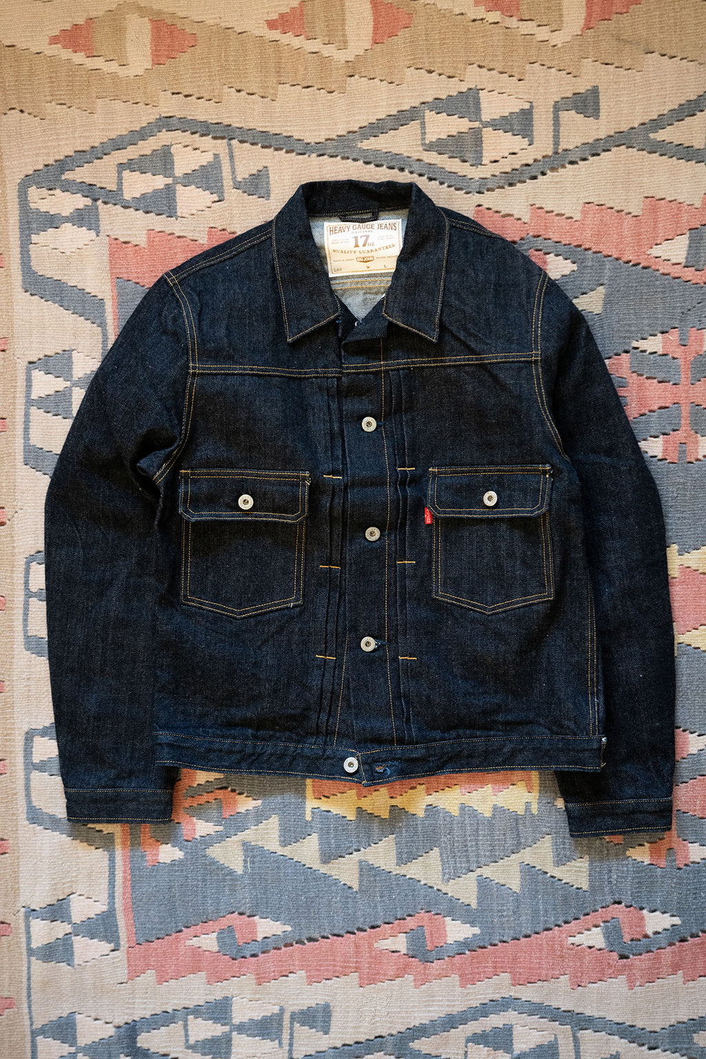M6803 (001)17oz Heavy Gauge Denim Jacket
