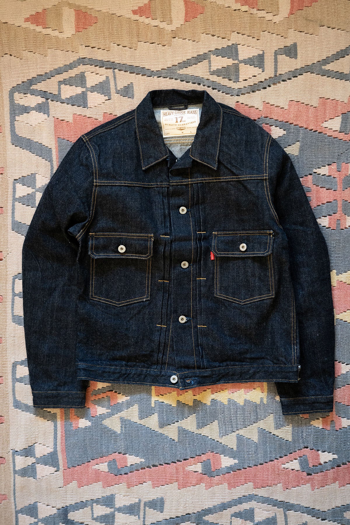 M6803 (001)17oz Heavy Gauge Denim Jacket