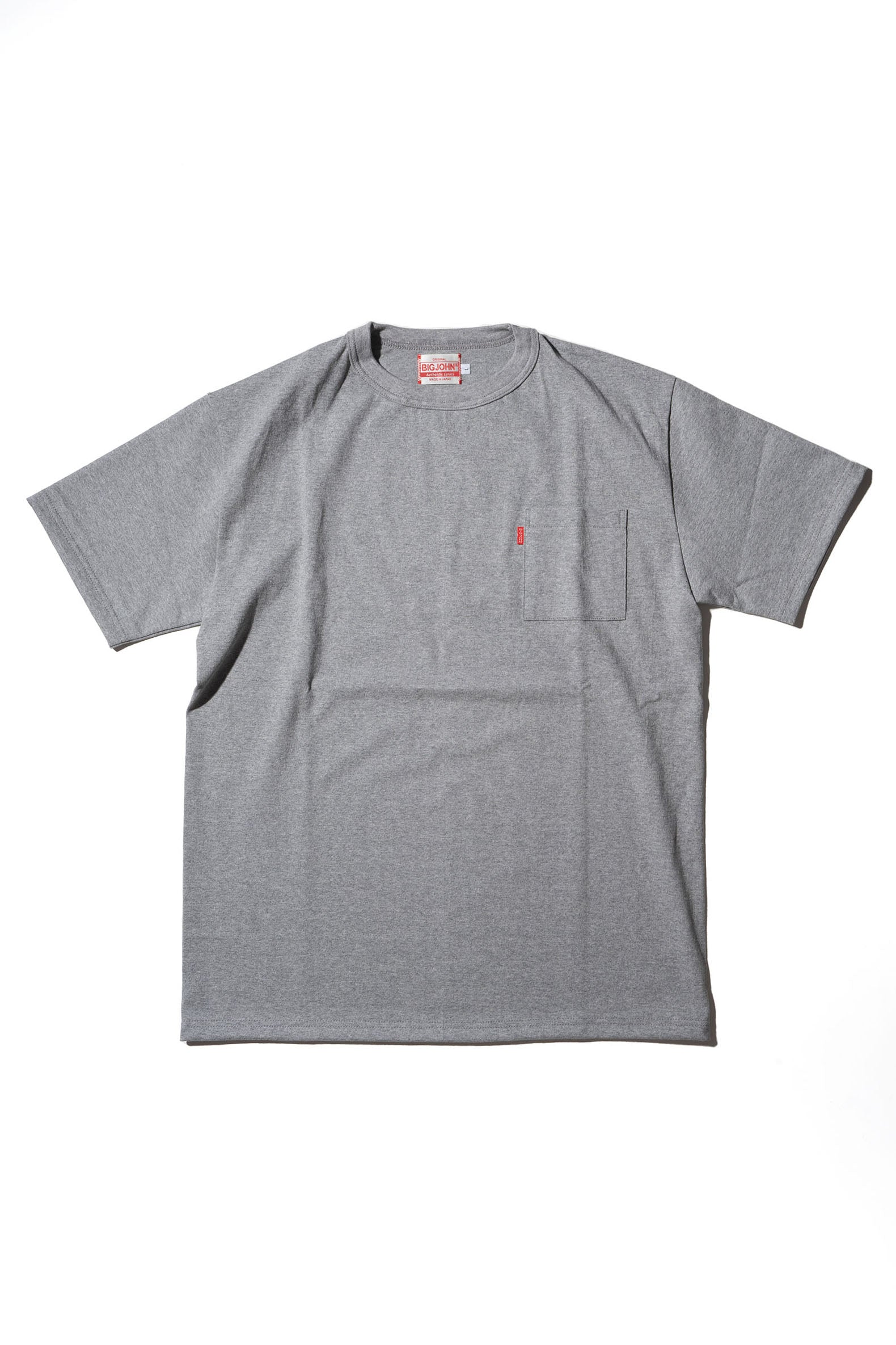 MTS10M (64) 丸胴 POCKET Tee 杢グレー