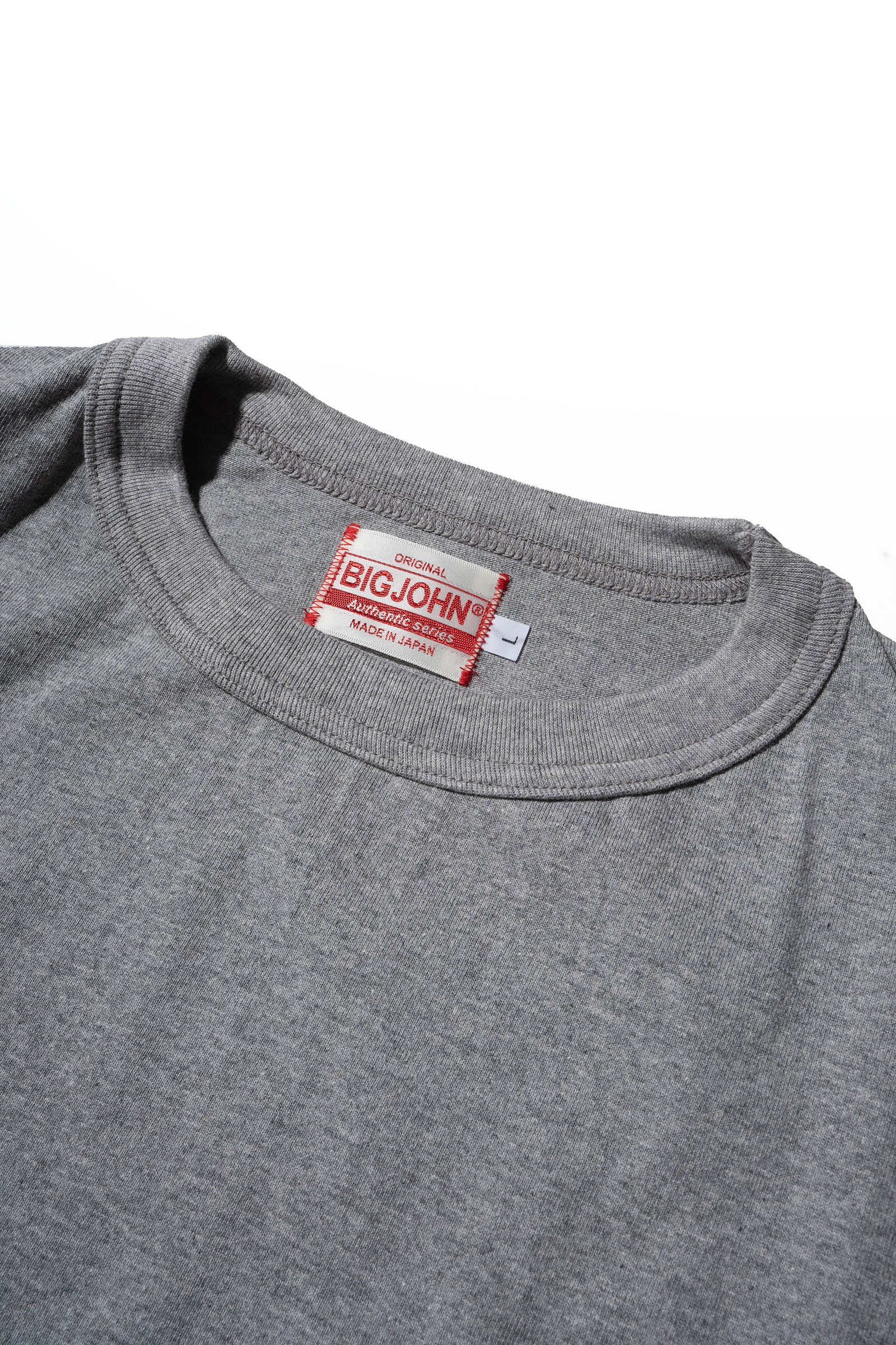 MTS10M (64) 丸胴 POCKET Tee 杢グレー