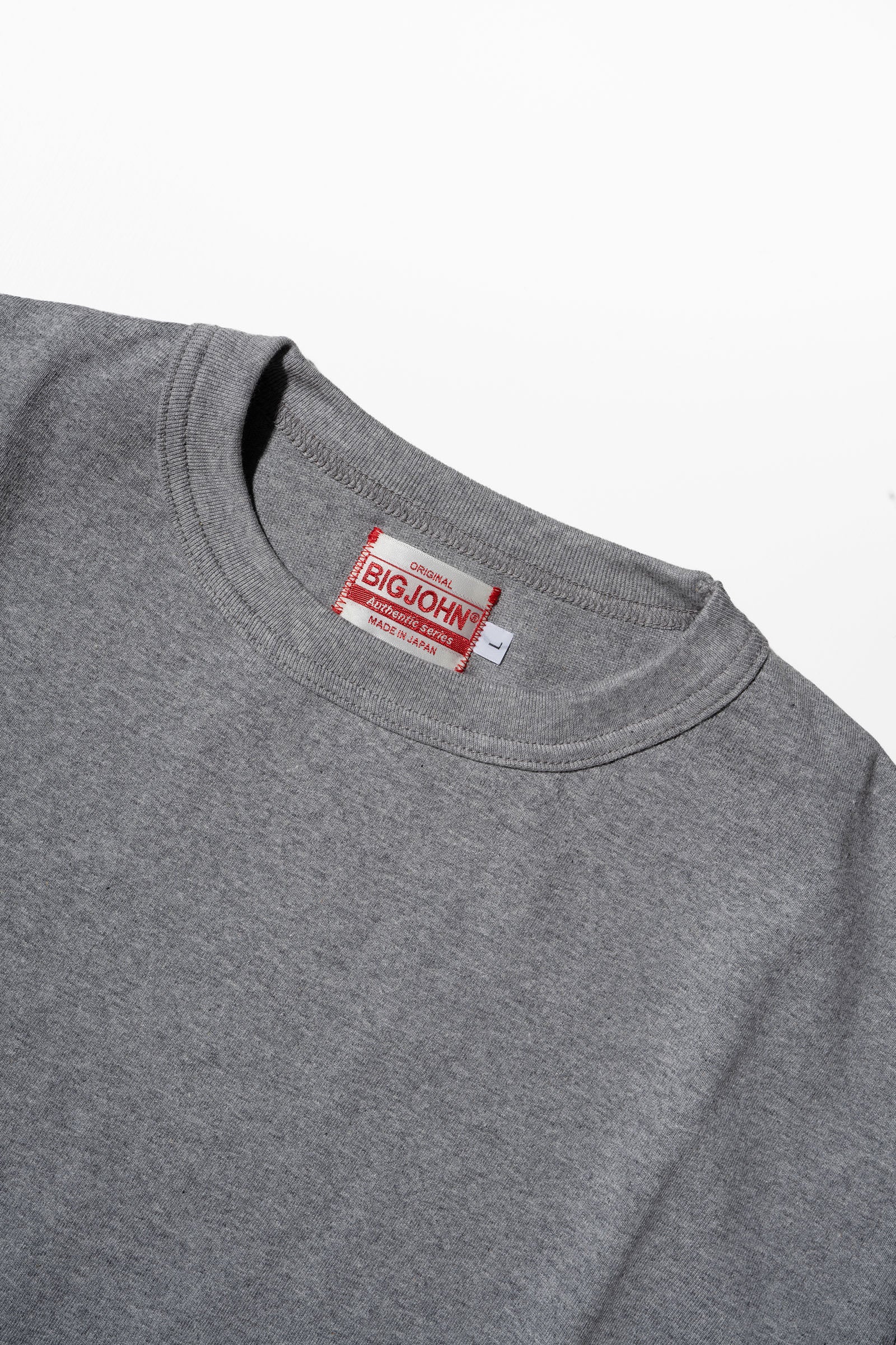 MTS09M (64) 丸胴 Tee 杢グレー