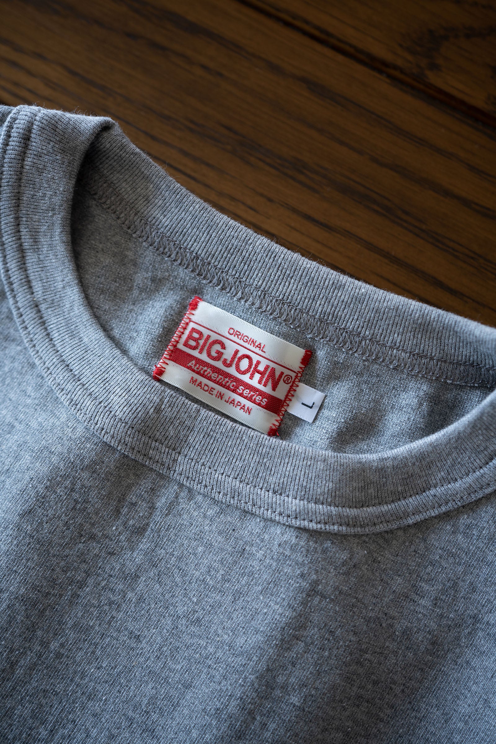 MTS09M (64) 丸胴 Tee 杢グレー