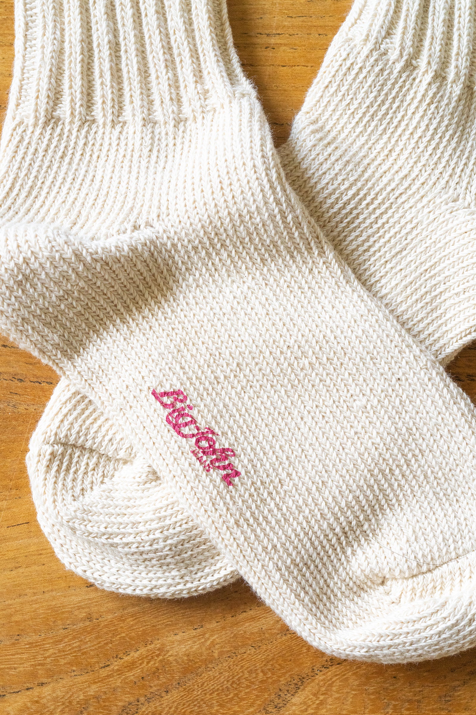 MSX01 (01) デニム糸からできたラインソックス 「ブルー」