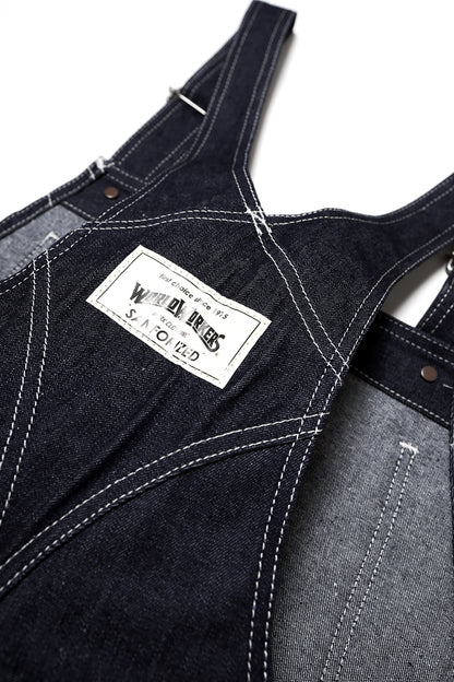 WW502K/WWK502K (000) World Workers Overall ノンウォッシュインディゴ