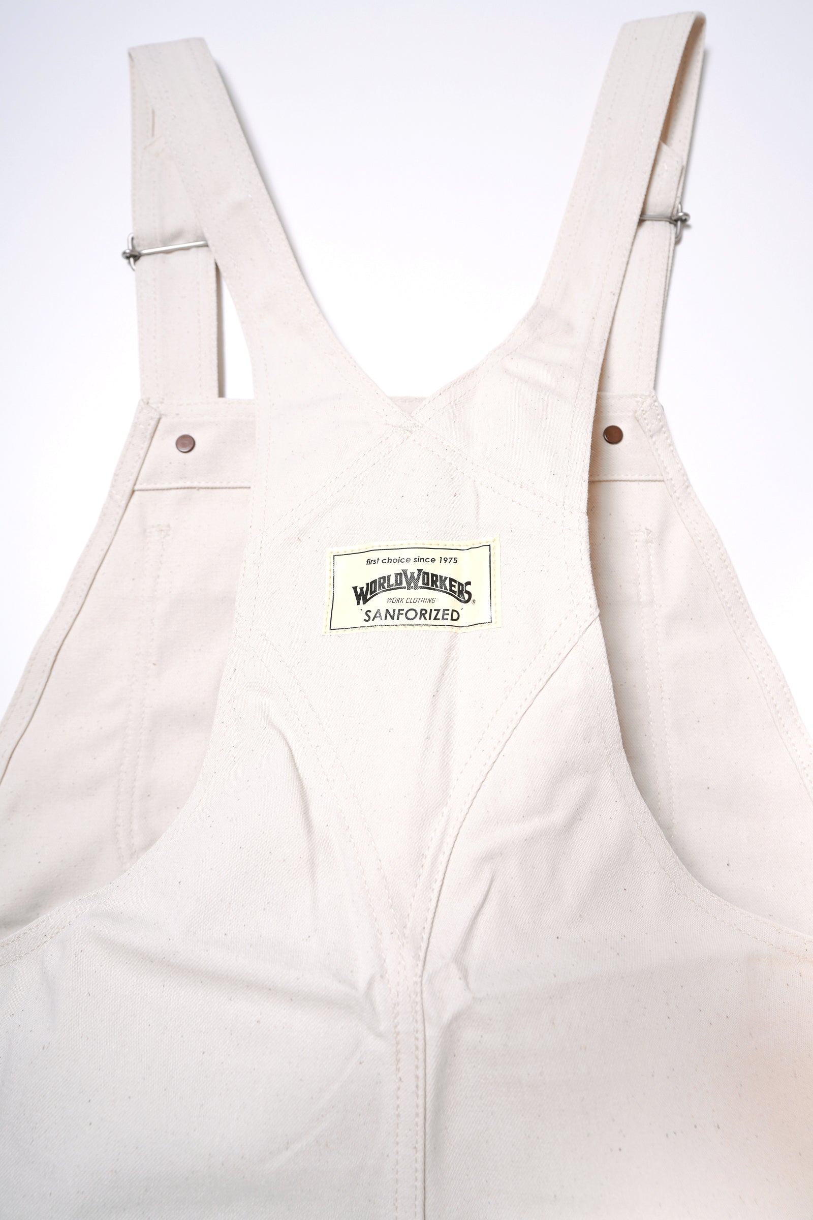 WW502K/WWK502K (62) World Workers Overall オフホワイト – BIG JOHN