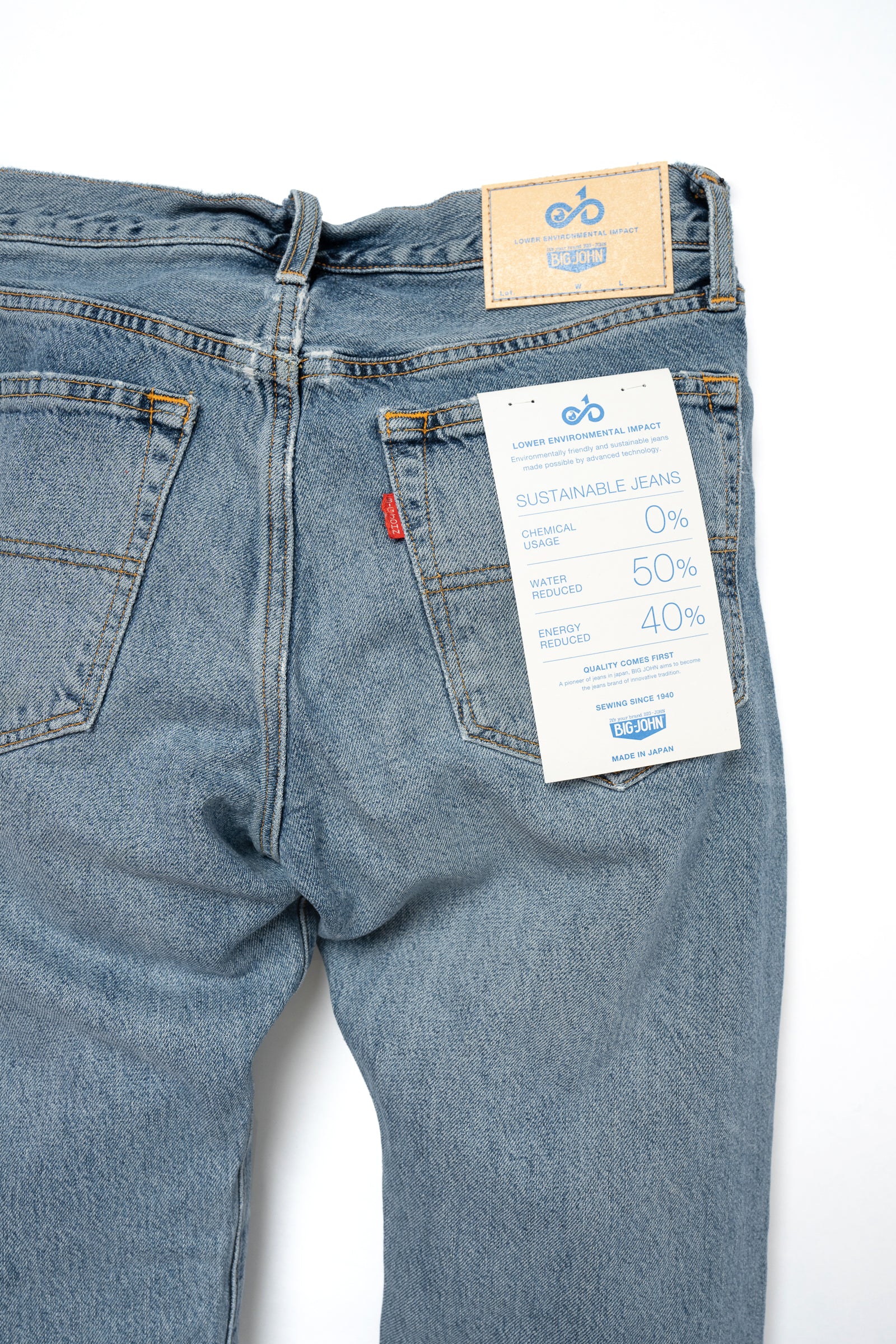 M124P (455) Sustainable Jeans - Straight – BIG JOHN【公式