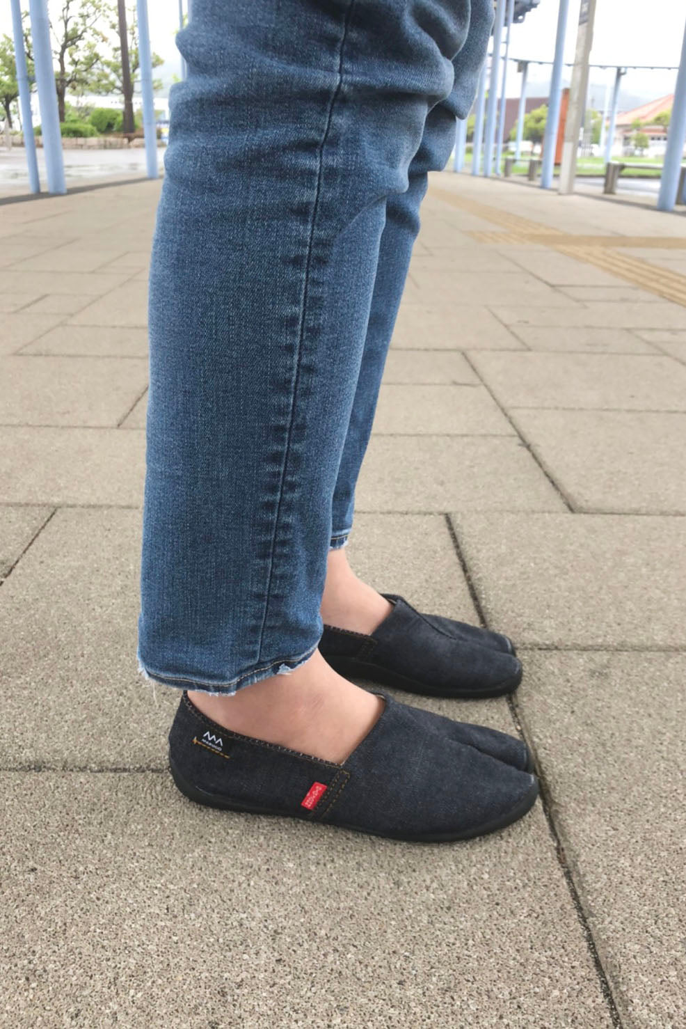 MXMG01(000) セルビッチデニム 足袋エスパドリーユ ブラックソール