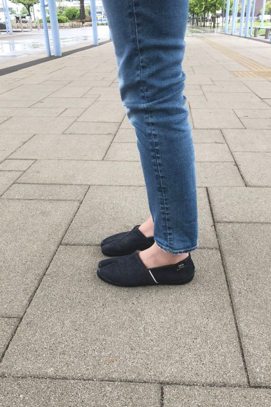 MXMG01(000) セルビッチデニム 足袋エスパドリーユ ブラックソール